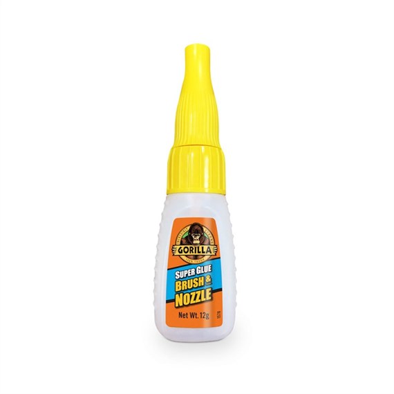 Gorilla Super Glue Brush & Nozzle - 12gm (4044500)